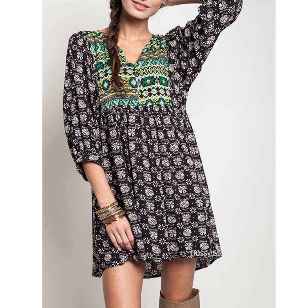 Umgee Women’s Bohemian Tunic or Dress - Picture 1 of 8